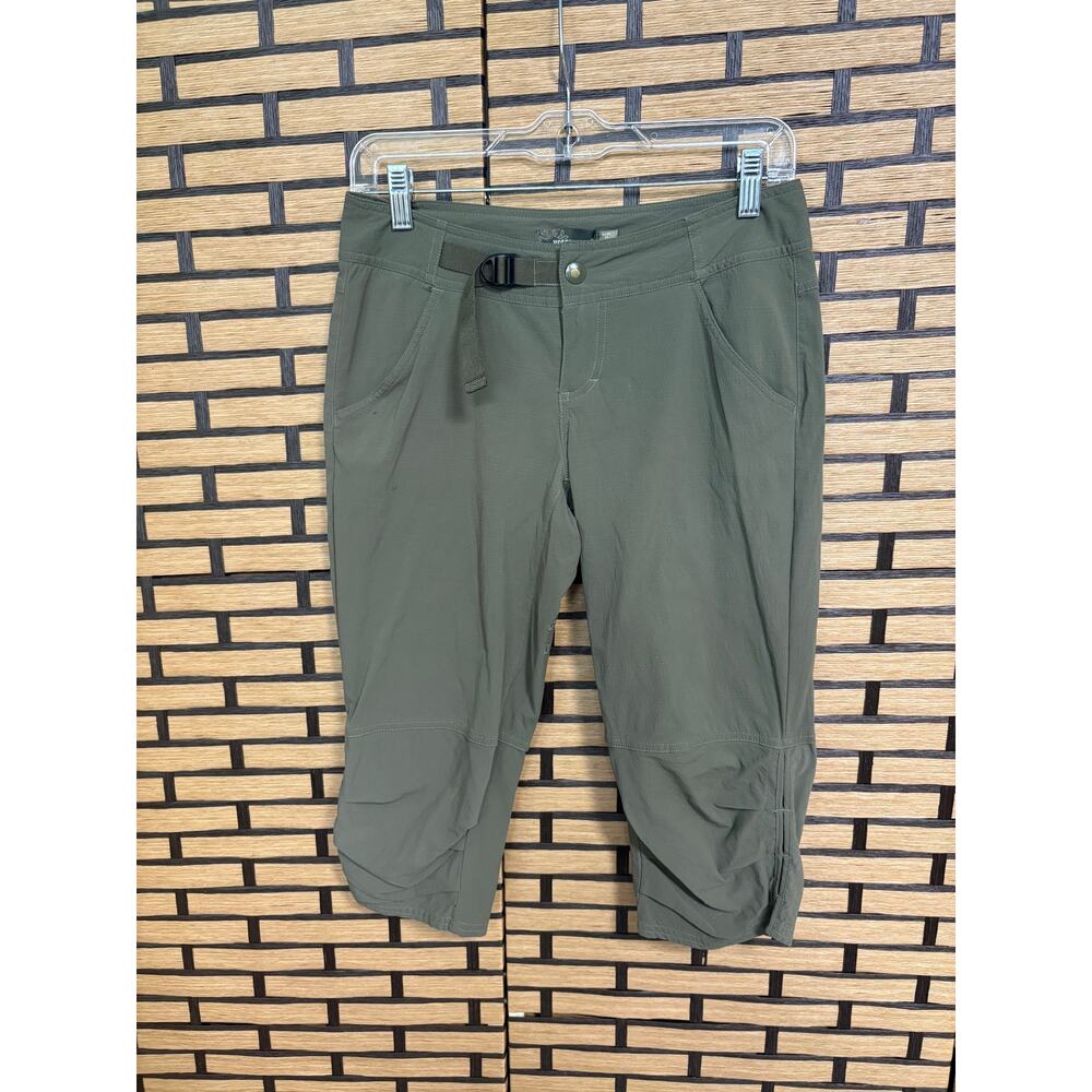Prana Olive Green Crops Size 2
